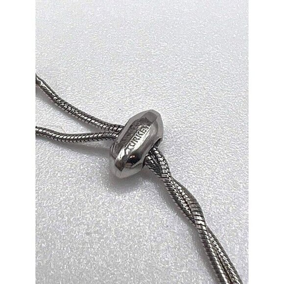 Ak Sterling Silver Turkey Byzantine Bolo Monogram Bracelet - Picture 6 of 7